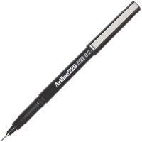 Artline 220 Super Fine Tip Pen 0.2Mm Black Box Of 12 Of One Colour