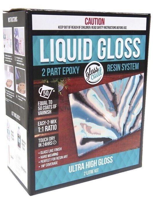 CRAFTSMART Liquid Gloss 2 Part Epoxy Resin Kit 