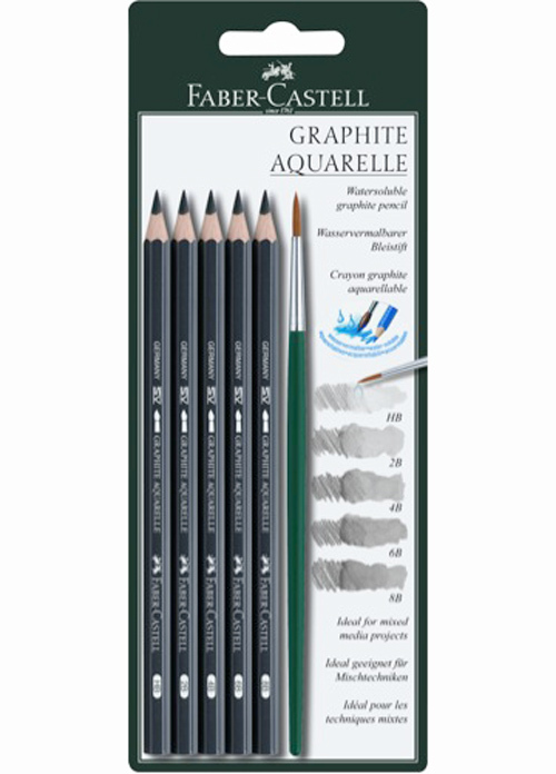 FABERCASTELL WATER SOLUBLE GRAPHITE PENCILS FaberCastell