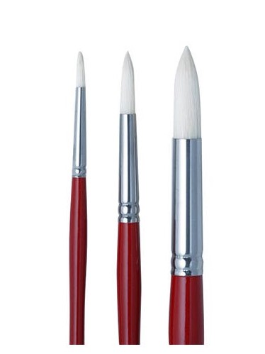 Art Spectrum Brush Series 1000 Interlocked Hog Bristle Round #12
