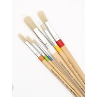 Brush Hog Hair Round Long Handle #12 Box Of 12