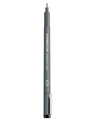 Staedtler Pigment Liner 0.8Mm Pigmented Ink, Lightfast, Completely Waterproof When Dry
