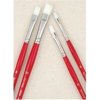 Roymac Brush Series 956 Premium White Taklon Flat #2
