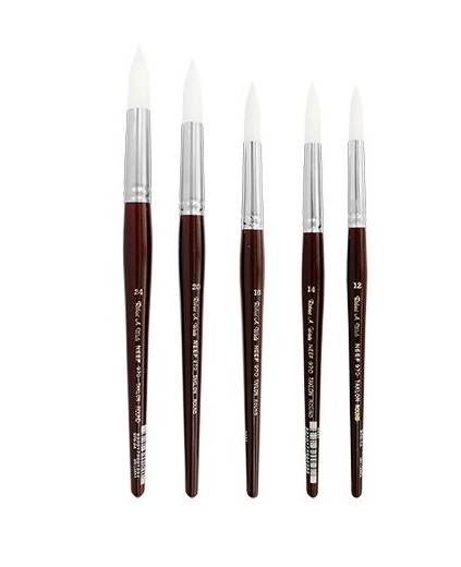 Neef Brush Robert Wade Series 970 White Taklon Round #10/0