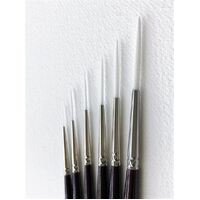 Neef Brush Robert Wade Series 990 White Taklon Script #6