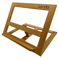 WOODEN BOOK STAND 34 X 26 X 6CM
