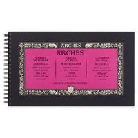 Arches Travel Journal 300Gsm Hot Pressed 15 Sheets 15X25Cm Landscape Single 