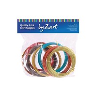 ANODISED ALUMINIUM WIRE MEGA PACK OF APPROX 33METRES IN ASSORTED COLOURS AND GAUGES (ASSORTMENT OF 18,22 & 24 GAUGE WIRES)