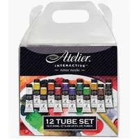 Atelier Interactive Artists Acrylic Paint Starter Set 12 X 20Ml Tubes