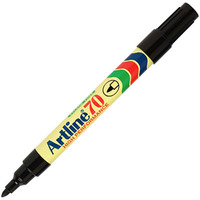 Artline 70 Permanent Marker Bullet Tip 1.5Mm Black Box Of 12 Of One Colour.