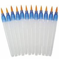 Aqua Flow Brush Pen Set Of 12 Large Size, School Pack Of 12