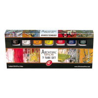 ARCHIVAL OIL CARDBOARD BOX SET 7 X 40ML TUBE