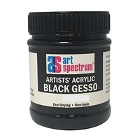 ART SPECTRUM ARTISTS GESSO 1LITRE (BLACK)