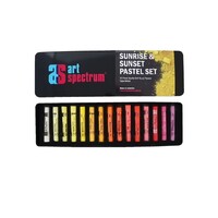 Art Spectrum Soft Round Pastel Box Set Of 15 Sunrise & Sunset