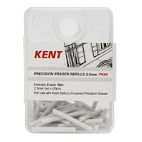 Kent battery operated eraser refills 2.3mm 40pcs 