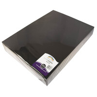 BLACK COVER PAPER 125GSM 900 X 640MM 100 SHEETS PER PACKET