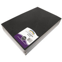 BLACK COVER PAPER 125GSM 450 X 640MM 100 SHEETS PER PACKET