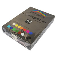 BLACK COVER PAPER 125GSM A3 100 SHEETS PER PACKET