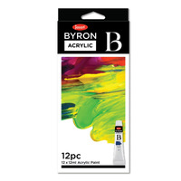 Byron Economy Acrylic Set Of 12 Assorted 