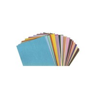 BEAUTEX (SATIN CRUSH) PAPER 60GSM A4 PACKET OF 100 ASSORTED COLOURS