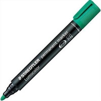 BULLET TIP PERMANENT MARKER 2MM GREEN BOX OF 10 OF ONE COLOUR