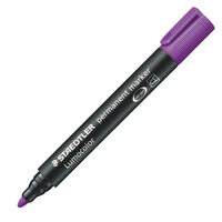 BULLET TIP PERMANENT MARKER 2MM PURPLE BOX OF 10 OF ONE COLOUR