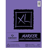 Canson White Drawing & Art Book Xl Range 70Gsm Pad 100 Sheets Xl Marker A4
