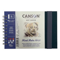 Canson Art Books 300Gsm Pro Mixed Media Landscape 32 Sheets  A5 