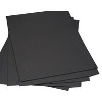 CARDBOARD DOUBLE SIDED 200GSM A4 BLACK PACKET OF 100