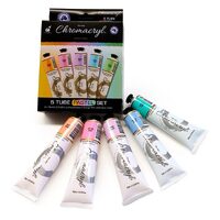 Chromacryl Student Acrylic Pastels Set Of 5 X 75Ml Tubes