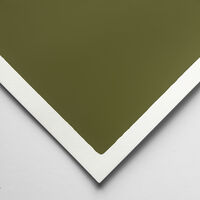 ART SPECTRUM COLOURFIX PAPER 340GSM 500 X 700MM OLIVE GREEN (PACKS OF 10 SHEETS)