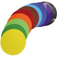 BRENEX PAPER CIRCLES 120MM PACKET OF 500 ASSORTED COLOURS