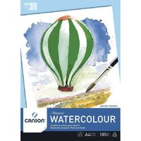 CANSON MONTVAL WATERCOLOUR PAD 185GSM A3 12 SHEET COLD PRESSED