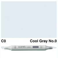 COPIC CIAO SINGLE MARKERS COOL GREY #0 C0