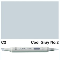 COPIC CIAO SINGLE MARKERS COOL GREY #2 C2