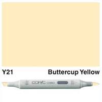 COPIC CIAO SINGLE MARKERS BUTTERCUP YELLOW Y21
