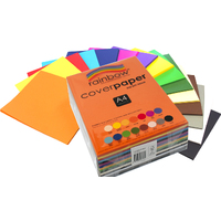 COVER PAPER A4 125GSM REAM OF ASSORTED COLOURS