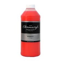 Chromacryl School Warm Red 1lt