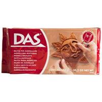 Das Air Drying Modelling Clay 1Kg Block Of Terra Cotta