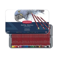 Derwent Artists Pastel Pencils Tin Of 36 Assorted Colours