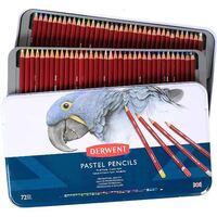 Derwent Artists Pastel Pencils Tin Of 72 Assorted Colours