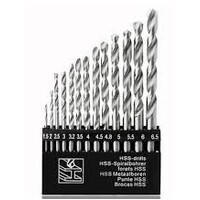DRILL BIT SET OF 13, 1/16 - 1/4 - 1/64 INCH INCREMENTS