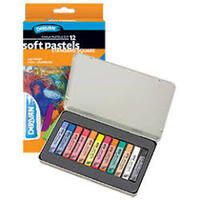 DERIVAN SOFT PASTELS TIN OF 12