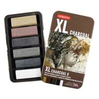 DERWENT XL CHARCOAL TIN OF 6