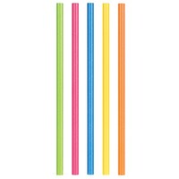 ECO PAPER STRAWS 5 ASSTD COLOURS. PKT OF 500 8MM X 19.7MM