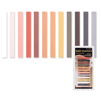 EARTHTONE/SKINTONE PASTELS 7 X 7 X 65MM SET OF 12