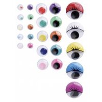GOGGLE EYE KIT 450 ASSORTED COLOURS AND SIZES IN A PLASTIC STORAGE CONTAINER