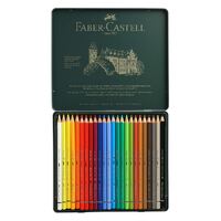 FABER-CASTELL ALBRECHET DURER ARTISTS QUALITY WATER SOLUBLE PENCILS, TIN OF 24 ASSORTED COLOURS