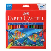 FABER-CASTELL AQUARELLE RED RANGE BOX OF 48 ASSORTED COLOURS