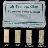 Feeneys fine blend clay 12.5kg block - n/a for wa customers